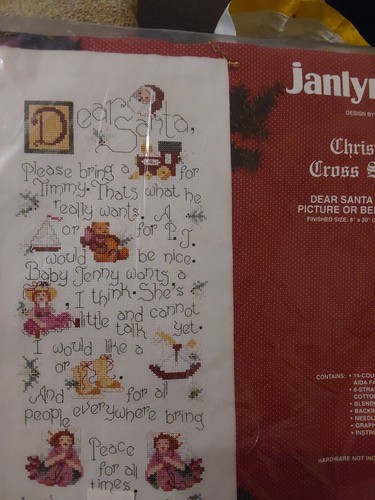 Vintage christmas cross stitch - vintage,