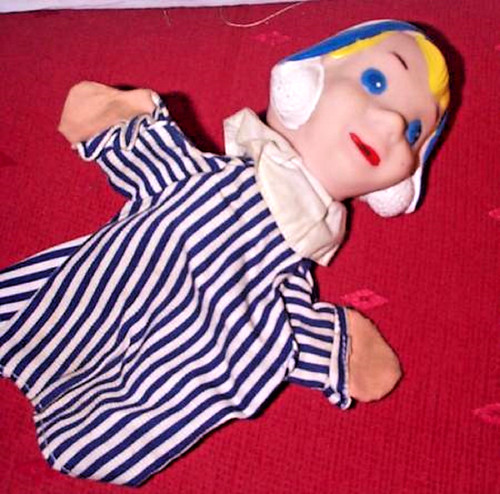 Vintage andy pandy hand puppet - hand,
