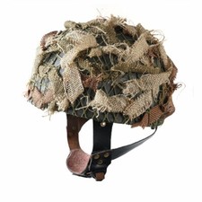WWII UK BRITISH M1C PARATROOPER MILITARY HELMET AIRBORNE DENISON AND NET