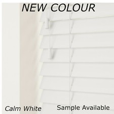 White Faux Wood Venetian