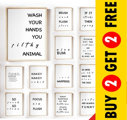 Bathroom prints minimalist - bathroom,