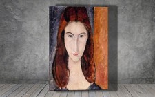 Amedeo Modigliani Portrait of Jeanne Hebuterne CANVAS PAINTING ART PRINT 2202