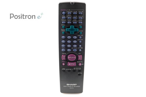 Sharp remote control for vhs - control,
