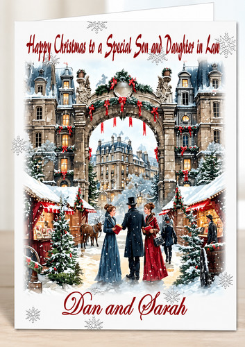 Personalised christmas card - christmas,