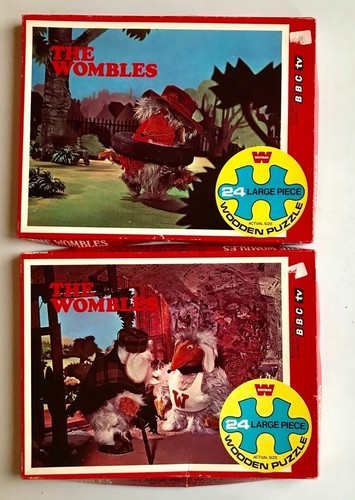 Pair vintage the wombles jig - pair,