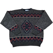 Paulo Confi Vintage Jumper Large 80s Retro Vintage Pullover Oversized