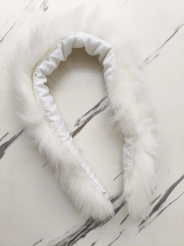 Detachable fox hide - fox, white