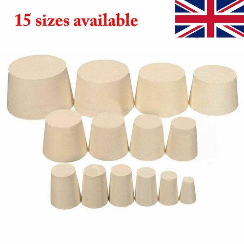 Rubber stopper bottle tapered - rubber,