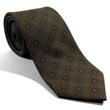 Olive Green Medallion Italian