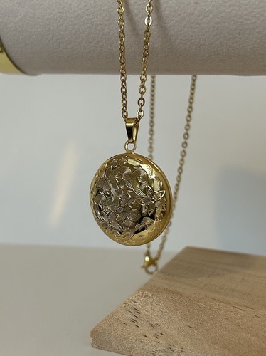 18ct gold filled locket - filled,