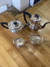 Silver Plated Tea/coffee Set With Milk Jug And Sugar Bowl