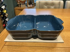 DENBY  BOSTON DIVIDED SERVING DISH STONEWARE    EXCELLENT  CONDITION LOT B