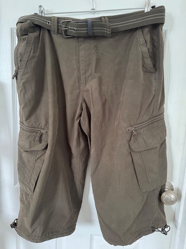 Green cargo shorts - m&s,