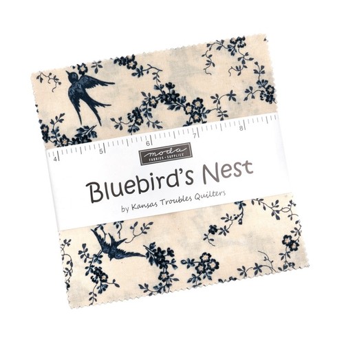 Moda charm pack bluebirds - moda, nest