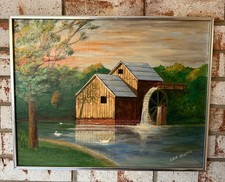 VINTAGE NAIVE PAINTING