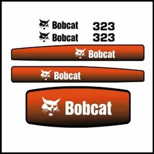Bobcat 323 Sticker Decal Kit for Mini Excavator