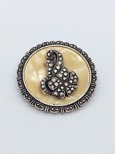 Vintage Scarf Clasps, Floral Scarf Clasp