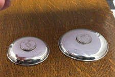 2 x Chinese export silver silver coin dishes sterling