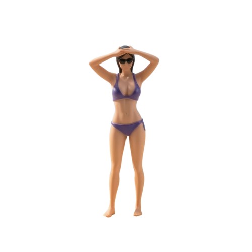 Miniature resin figurine beach - miniature,