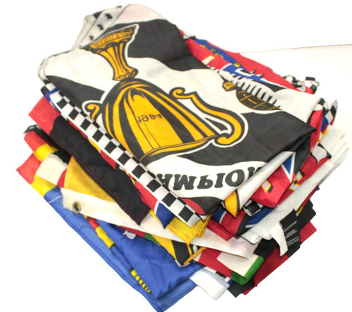 Lot football flags - 30,