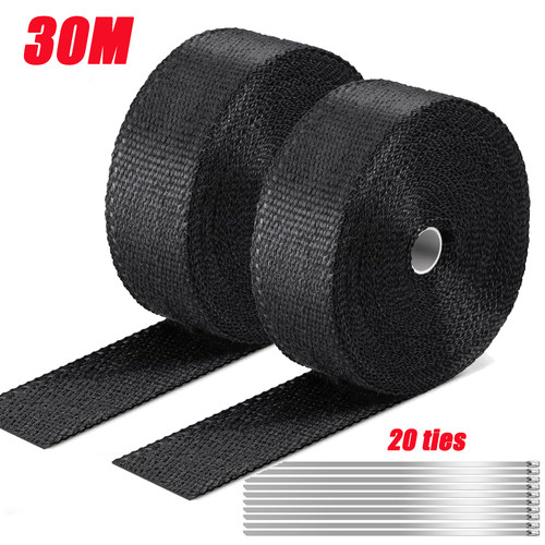 30m titanium black - 30m, wrap
