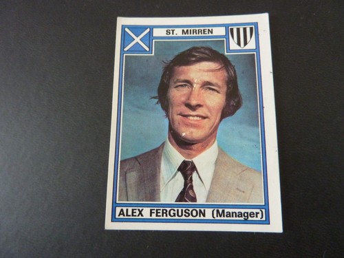 Alex ferguson rookie panini - alex,