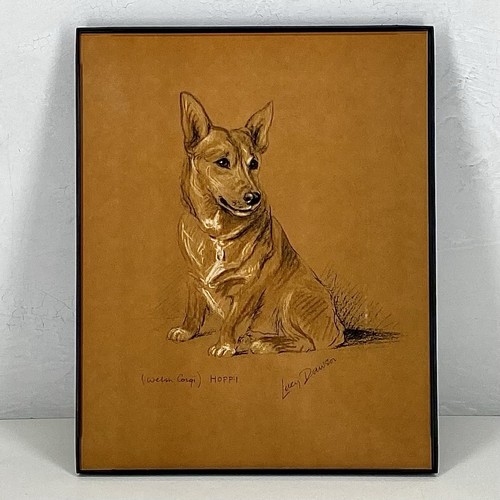Lucy dawson charcoal dog - lucy,