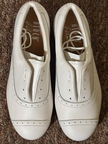 Bloch white leather sams tap - bloch,