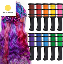 Hair Chalk for Girls Kids,  10 Color Temporary Bright Hair Dye for Kids B