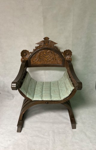 Carved monk chair - by, song