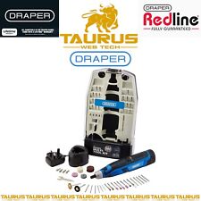 50Pc DRAPER Storm Force® 12V Power Interchange Rotary Multi-Tool Kit DIY In Case