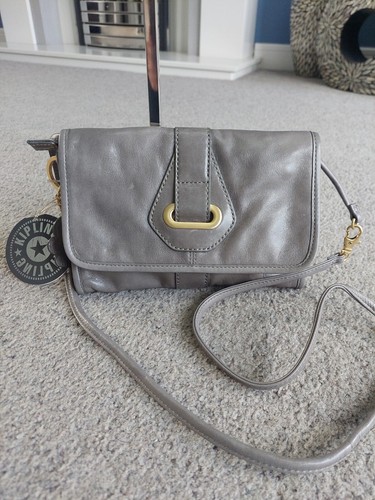 Kipling haylie bag smokey grey - kipling,