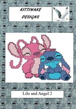 Lilo and angel cross - cross, stitch