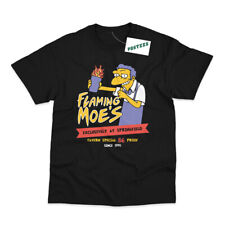 Flaming Moe's Tavern Inspired by The Simpsons Direct To Garment Printed T-Shirt