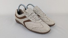 Medicus Womens Cream & Brown Leather Lace Up Comfort Shoes UK Size 6.5 G
