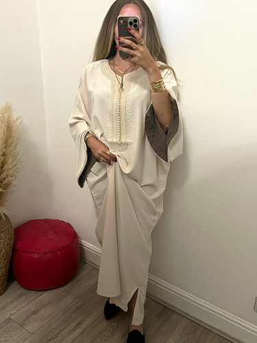 Moroccan off white and brown - moroccan,
