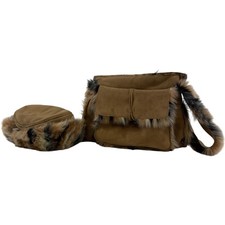 Dents Faux Fur Trimmed