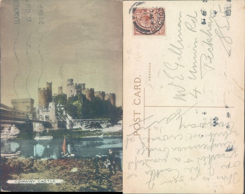 Conway castle conwy 1906 - conway,