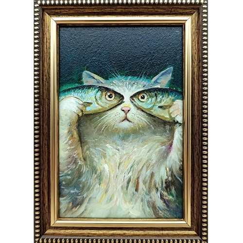 Funny cat fish - funny, original