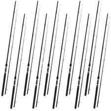 10x Fishing Feeder Rods - 10ft, 2pc Rod +2 Tips Fibreglass Wholesale Job Lot