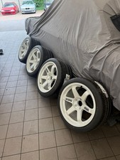 Set of 4 Volk Racing Rays TE37 SL 18X10.5 ET22 GTR EVO Skyline r33 r33  