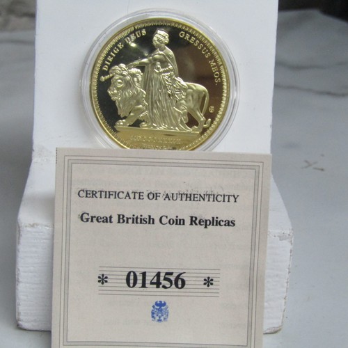 1839 five pound coin - five,