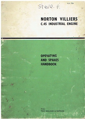 Norton villiers c45 stroke - norton, 4-stroke