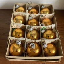 vintage gold glass Christmas