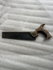 Vintage W. Tyzack Sons & Turner Brass Back Tenon Saw Sheffield England 25.5 cm