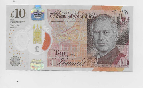 Bank england king 10 note - bank, £10