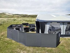 Isabella Mega Windscreen 6 Sided Windbreak Granite - NEW 2025 MODEL