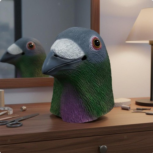 Full head pigeon - head,