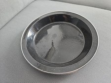 Enamel Plates, Black, New, 250mm Diameter, 40mm Deep