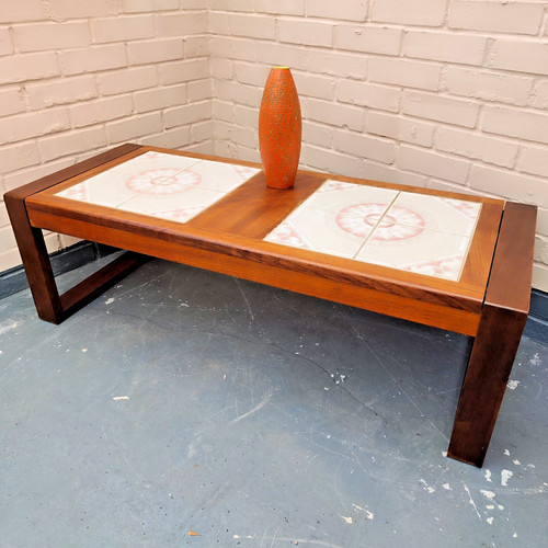 Danish mid century teak coffee - teak,